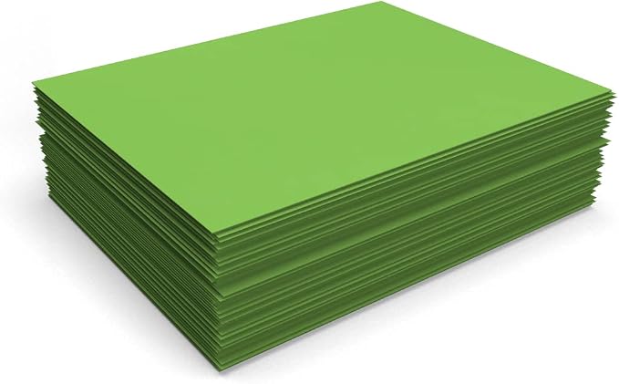 LUXPaper 8.5" x 11" Paper | Letter Size | Limelight Green | 80lb. Text | 50 Qty - Image 4