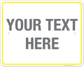 Personalized Custom Customize for Office, Delivery Yellow Sign, 24x30 Inches by SigoSigns