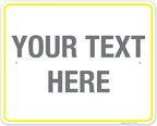 Personalized Custom Customize for Office, Delivery Yellow Sign, 24x30 Inches by SigoSigns