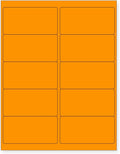 NextDayLabels - 8-1/2 x 11 Neon Color High Light Fluorescent Labels by NextDayLabels