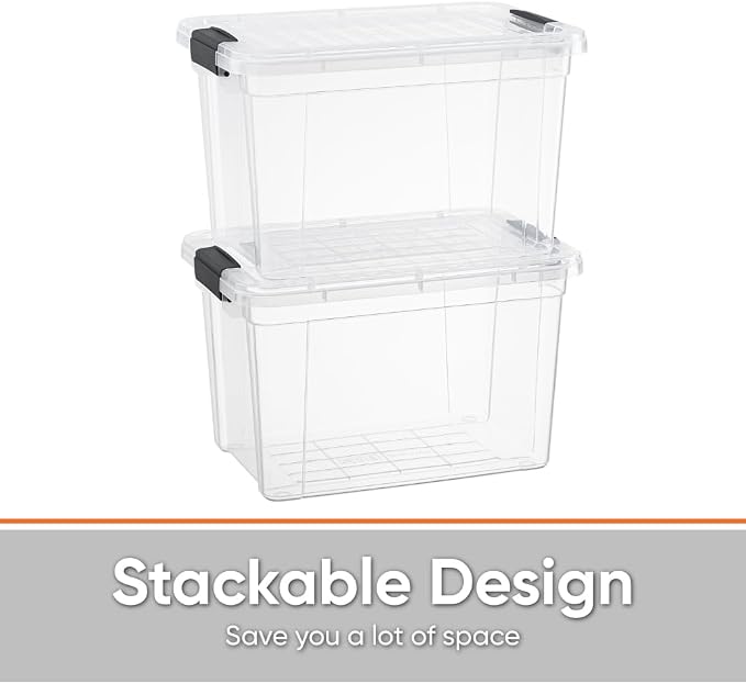 Superio Clear Storage Boxes - Image 3