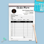 Personalized Invoice Book Custom 2 Part/3 Part Receipt Book Quote Estimate - Image 6