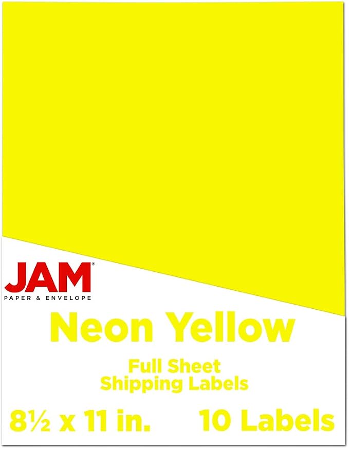 JAM PAPER Full Sheet Shipping Labels - Image 7