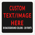 Custom Sign Personalized Custom Metal Sign, Customize by Custom