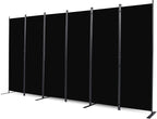 CHOSENM Room Divider, 6 Panel Folding Privacy Screens by CHOSENM