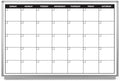 Month Calendar Dry-Erase Scheduling Whiteboard 36" x 24" by CreativeSafetySupply