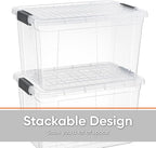 Superio Clear Storage Boxes - Image 4