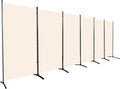 Room Divider 6FT Folding Privacy Screens, 6 Panel Partition Room Dividers by HOMSCREENER
