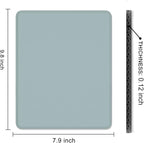 Auhoahsil Blue Mouse Pad, 12 x 10 Inch Square Mousepad, 3mm Thick Rubber Mouse - Image 7