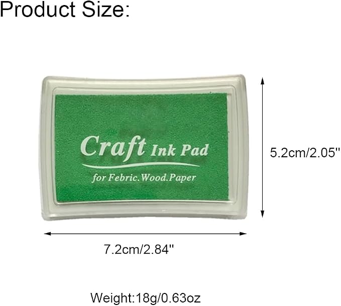 JZTang 6 Pcs Craft Ink Pad, Washable Ink Pads Multicolor Ink Pads - Image 2