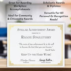 PaperDirect Silver on White Classic Specialty Certificates, 8½ x11, Foil Accents - Image 6