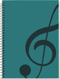 MOREYES Music Notebook Composition Manuscript Staff Notebook by MOREYES