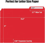 36 Pack Plastic File Folders Colored - Image 7