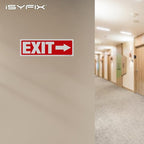 iSYFIX Exit Signs Stickers 12 Pack 12x4 Inch - Image 7