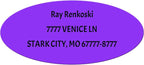 Made in USA Custom Return Address Stickers Labels Customized Mailing Label by HOOKAH+SUN