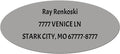 Made in USA Custom Return Address Stickers Labels Customized Mailing Label by HOOKAH+SUN