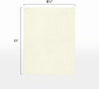 LUXPaper 8.5" x 11" Classic Linen Paper | Letter Size | Natural White | 70lb. - Image 2