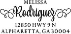 PrettySweetParty Self Inking Return Address Stamp - Image 2
