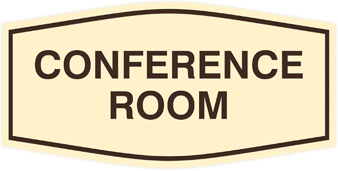 Fancy Conference Room Sign by All+Quality