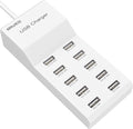 USB Charging Stations 50w10A 10 Ports Multiple Charging Block/Power USB Strip by MINJIESI