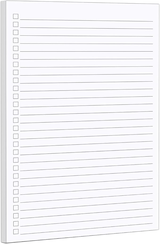 321Done Checklist Notepad Planning Pad by 321Done