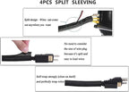QCSIW 50ft – 1" Split Wire Loom Tubing Cable Sleeve – Braided Cord Protector - Image 9