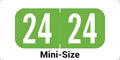 MINI 2024 Year Stickers, Doctor Stuff 2024 Chart Stickers, Light Green Color by DoctorStuff
