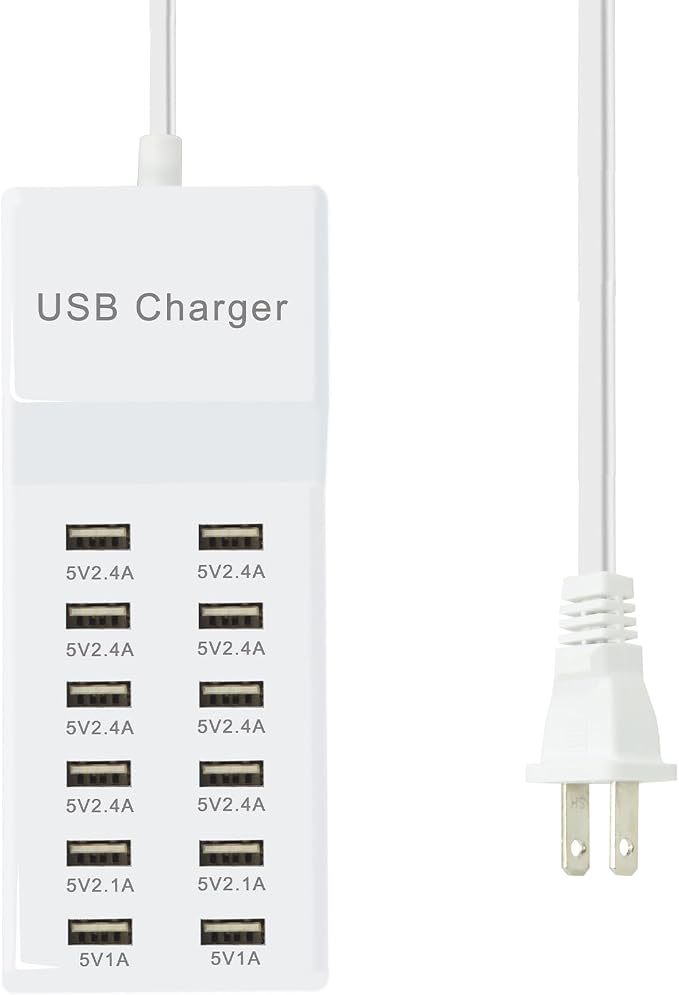 USB Charger Station Block Multiport Charger Hub by FRISATPOW