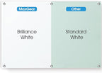MaxGear Glass Whiteboard Tempered Magnetic Dry Erase Board 60 x 40 Inch Ultra - Image 2
