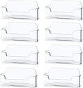 Qizpcer 8 Pack Plastic Business Card Holder by Qizpcer