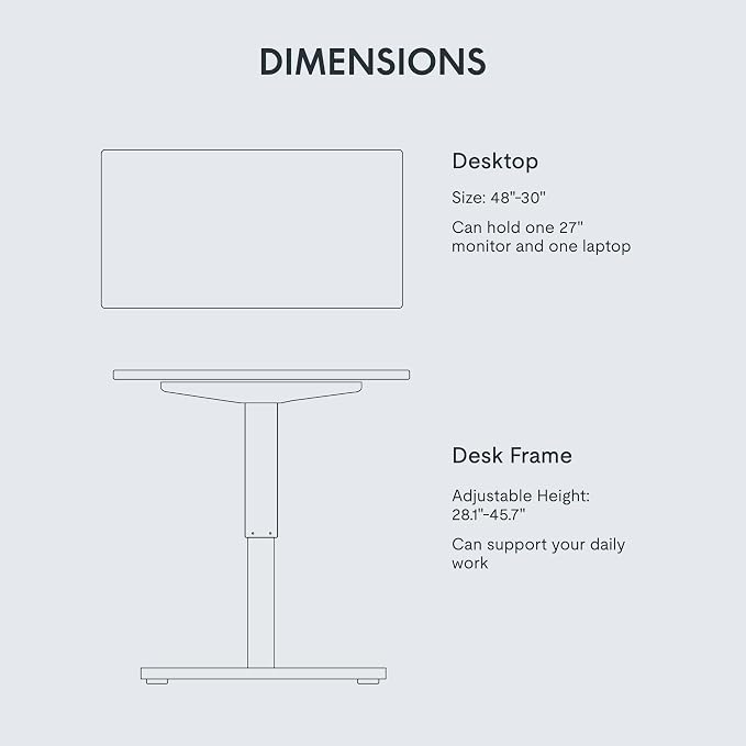 FLEXISPOT EN1 One-Piece Standing Desk - Image 6