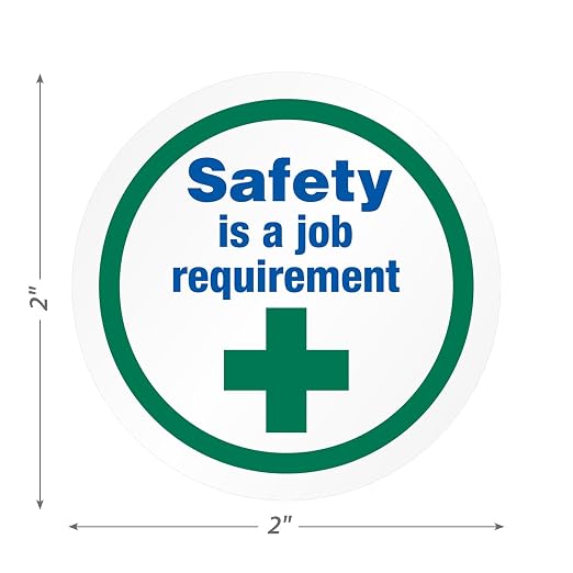 SmartSign Safety is a Job Requirement Pack of 5 Hard Hat Labels | - Image 4