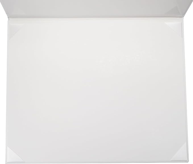 GraduationMall 11"x14" Smooth Padded Diploma Cover Certificate Holder White - Image 4