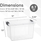 Superio Clear Storage Boxes - Image 2