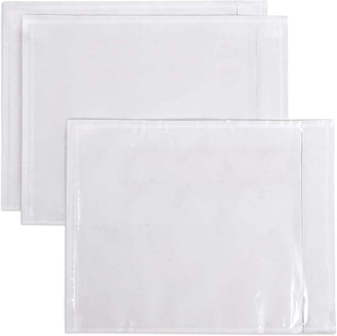 iMailer - 500 PCS 4.5"x5.5" Packing List Pouch- Clear Plastic Envelopes by iMailer