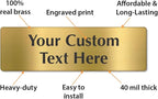 SmartSign Custom Brass Sign - Image 4