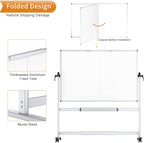 VIZ-PRO Double-Sided Mobile Whiteboard, 72 x 48 Inches, Magnetic Rolling Dry - Image 5