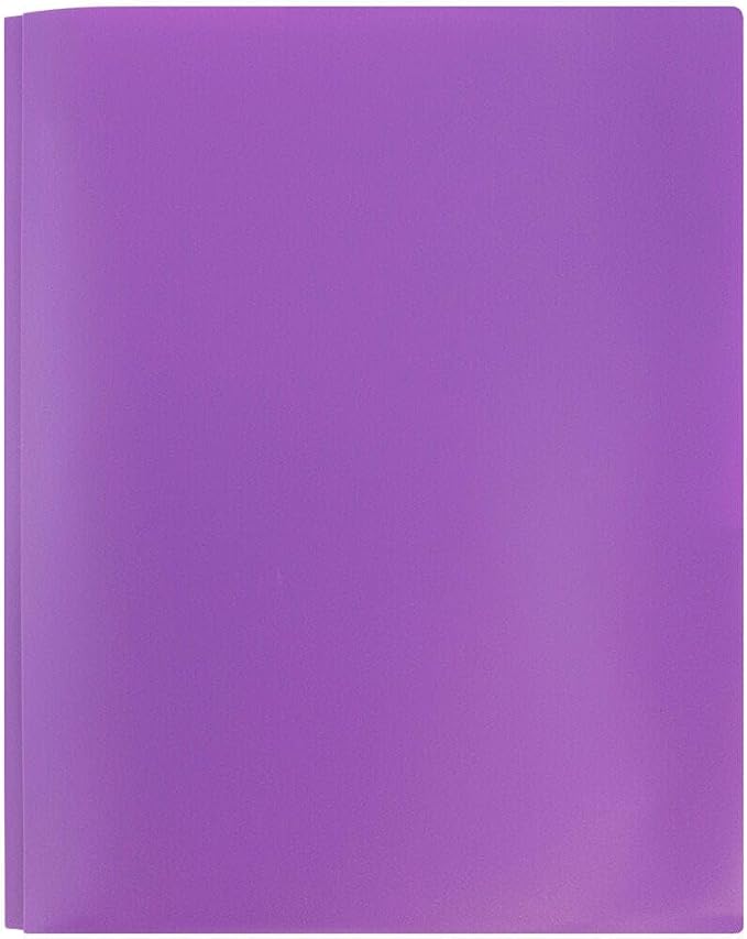 JAM PAPER Plastic Color Pop Folders - Image 4