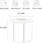 1×2 Inch White Removable Thermal Labels, Waterproof Thermal Label, 800 Sheets - Image 2