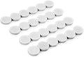 Bullseye Office 24 Round White Fridge Magnets, Button Shaped, Small Colorful by BullseyeOffice
