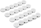 Bullseye Office 24 Round White Fridge Magnets, Button Shaped, Small Colorful by BullseyeOffice