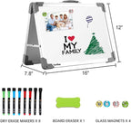 Small Dry Erase White Board – TANKEE Magnetic Desktop Foldable Whiteboard - Image 5