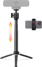 Webcam Tripod Stand for Desk, 3 Level Extendable Camera Tripod Mount for - Image 7