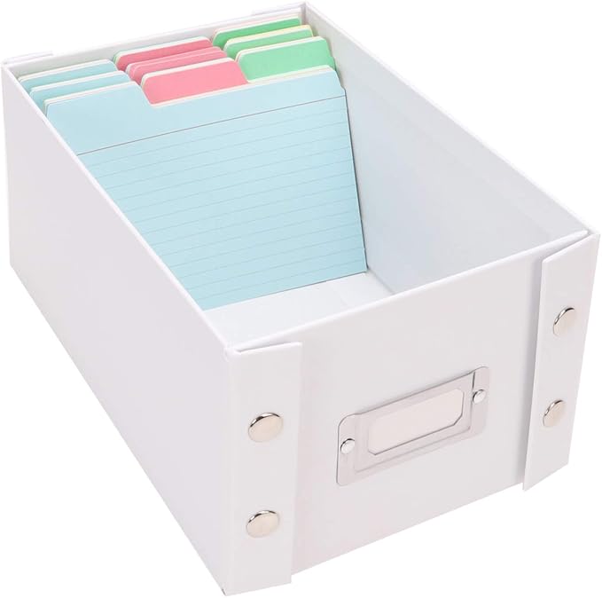 Snap-N-Store Index Card Holder Storage Box - Image 2