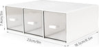 Desk Drawer Organizer, Stackable Storage Drawers, Plastic Compact Desk Storage - Image 3