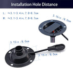 Gjpwyfdc Office Chair Tilt Mechanism Replacement, Heavy Duty 3.1'' X 3.1''- - Image 3