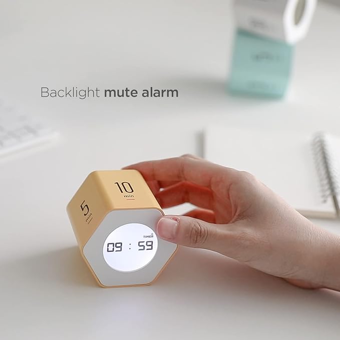 mooas Multi-Hexagon Clock Cube Timer, Digital Clock Time Timer, Pomodoro Timers - Image 5
