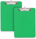 2 PCS Green Plastic Clipboard by TFDLCGzm