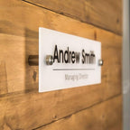 Personalized Office Door Sign, Custom Acrylic Name Plate - Image 3