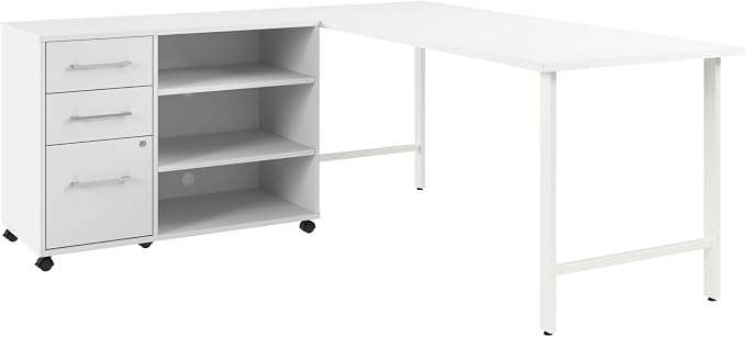 Bush Business Furniture Hustle 72W x 30D Computer Desk and Storage Cabinet by BushBusinessFurniture